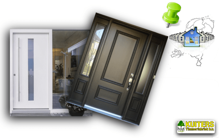 Volhout Accoya,, Alulight hybride deuren , Thermo light, alulight deur, duurzame deuren, FCS hout, energiezuinige deuren, isolerende deuren,