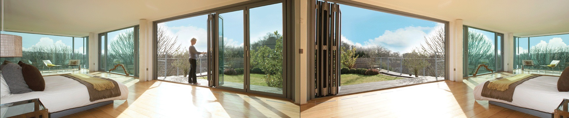 harmonica vouwdeuren, vouwdeuren, harmonica vouwpui, vouwpui van hout, houten vouwdeuren, bifolded deuren,