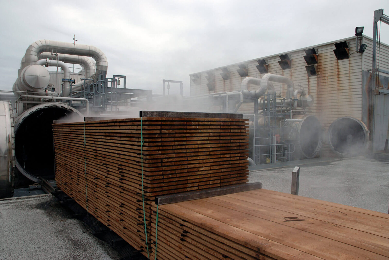Thermische houtmodificatie, Thermische hout, hout modificatie, Thermische behandeling