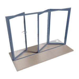 Volhout harmonica vouwpui, harmonica deuren, vouwdeuren, harmonica pui, vouwpui, harmonica vouwdeuren, houten vouwpui, buiten schuifpui, houten harmonica schuifpui, Accoya harmonica vouwdeuren
