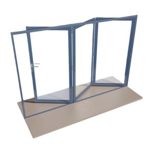 Volhout harmonica vouwpui, harmonica deuren, vouwdeuren, harmonica pui, vouwpui, harmonica vouwdeuren, houten vouwpui, buiten schuifpui, houten harmonica schuifpui, Accoya harmonica vouwdeuren
