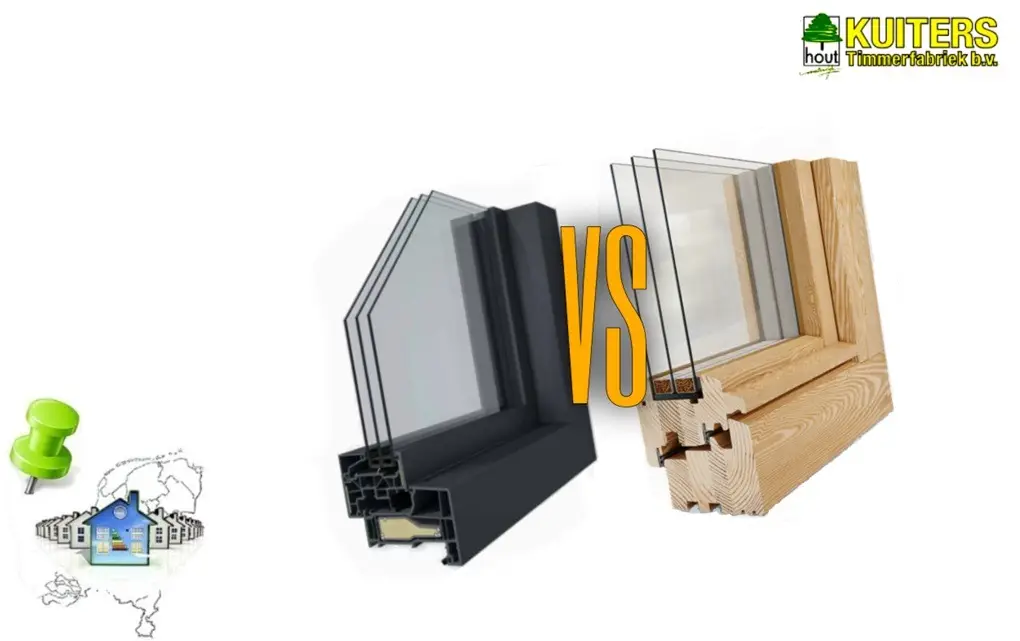 kunststof - houten kozijnen, pvc - houten ramen, kunststof kozijnen vs houten kozijnen, uPVC vs houten ramen