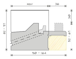 DTS dorpel , onderdorpel DTS, composiet dorpels, ECO dorpels, Composiet onderdorpel, duurzame dorpels, CO2 vriendelijke dorpels, hybride dorpels, isolerende dorpels, passief dorpels, energieneutraal dorpels, DTS hybride dorpel,