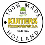 100%hout, Kuiters timmerfabriek bv, Sinds 1926, Made in Holland, Nederland product, natuurlijk hout,